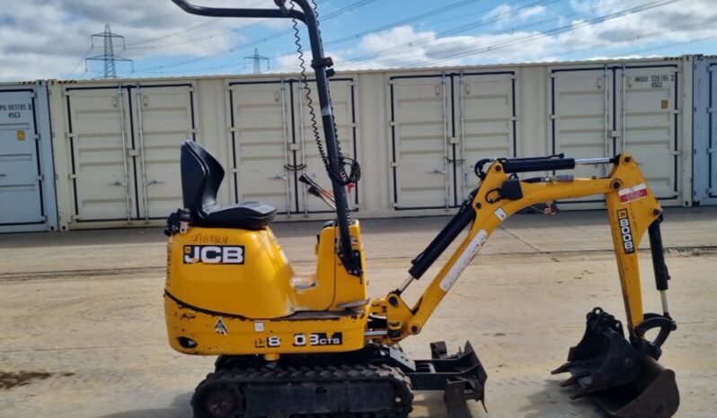 2020 JCB 8008CTS Mini Excavators For Auction: Leeds – 23rd, 24th, 25th, 26th October @ 08:00am full