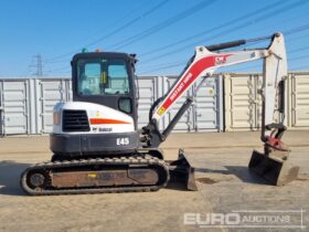 2020 Bobcat E45 Mini Excavators For Auction: Leeds – 23rd, 24th, 25th, 26th October @ 08:00am full