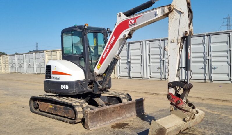 2020 Bobcat E45 Mini Excavators For Auction: Leeds – 23rd, 24th, 25th, 26th October @ 08:00am full