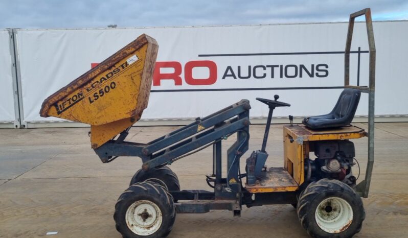 Lifton LS500 Site Dumpers For Auction: Leeds – 23rd, 24th, 25th, 26th October @ 08:00am full