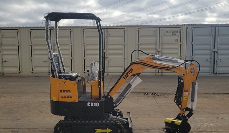 Unused 2024 Captok CK10 Mini Excavators For Auction: Leeds – 23rd, 24th, 25th, 26th October @ 08:00am full