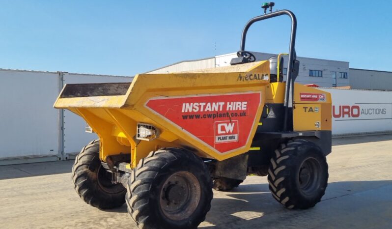 2018 Mecalac TA9 Site Dumpers For Auction: Leeds – 23rd, 24th, 25th, 26th October @ 08:00am