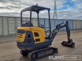 2018 Volvo EC15D Mini Excavators For Auction: Leeds – 23rd, 24th, 25th, 26th October @ 08:00am full