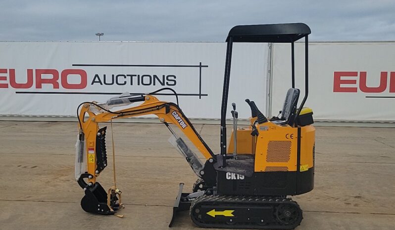 Unused 2024 Captok CK15 Mini Excavators For Auction: Leeds – 23rd, 24th, 25th, 26th October @ 08:00am full