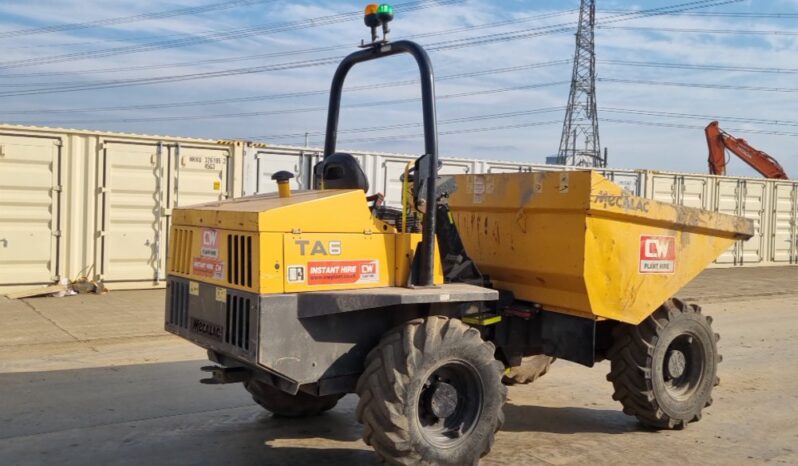 2018 Mecalac TA6 Site Dumpers For Auction: Leeds – 23rd, 24th, 25th, 26th October @ 08:00am full