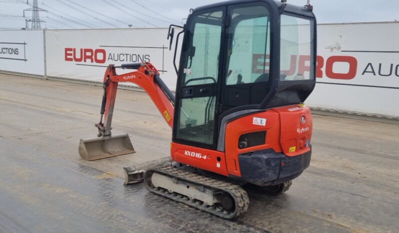 2017 Kubota KX016-4 Mini Excavators For Auction: Leeds – 23rd, 24th, 25th, 26th October @ 08:00am full