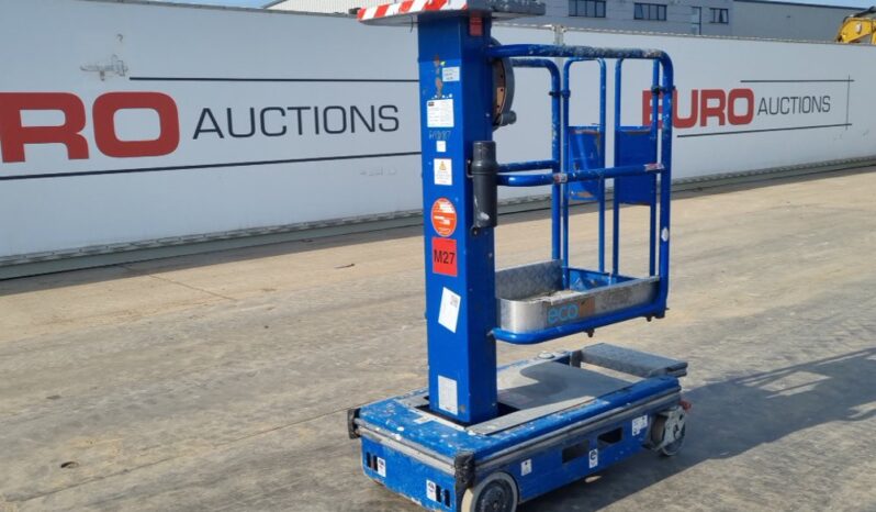 2018 Power Towers Ecolift Manlifts For Auction: Leeds – 23rd, 24th, 25th, 26th October @ 08:00am full