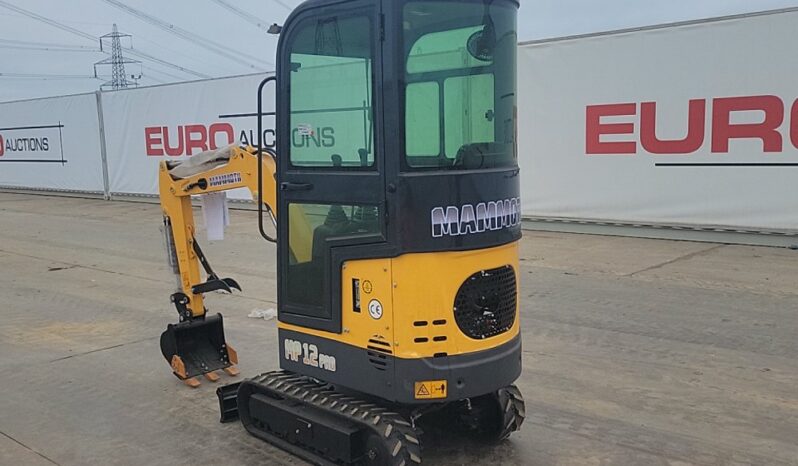 Unused 2024 Mammoth MP12 PRO Mini Excavators For Auction: Leeds – 23rd, 24th, 25th, 26th October @ 08:00am full