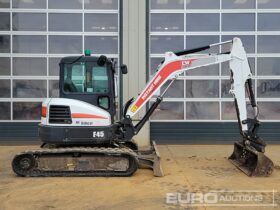 2019 Bobcat E45 Mini Excavators For Auction: Leeds – 23rd, 24th, 25th, 26th October @ 08:00am full