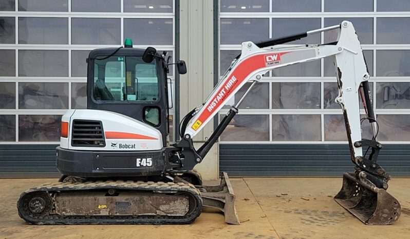 2019 Bobcat E45 Mini Excavators For Auction: Leeds – 23rd, 24th, 25th, 26th October @ 08:00am full