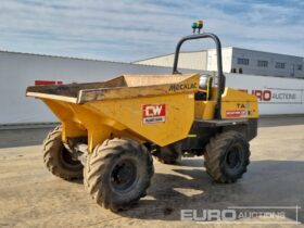 2018 Mecalac TA6 Site Dumpers For Auction: Leeds – 23rd, 24th, 25th, 26th October @ 08:00am