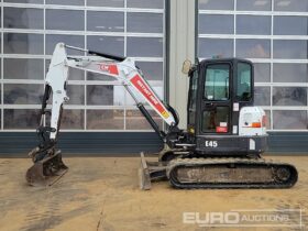 2019 Bobcat E45 Mini Excavators For Auction: Leeds – 23rd, 24th, 25th, 26th October @ 08:00am full