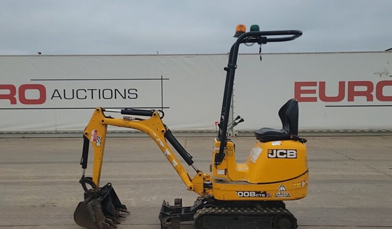 2020 JCB 8008CTS Mini Excavators For Auction: Leeds – 23rd, 24th, 25th, 26th October @ 08:00am full