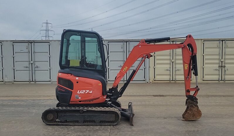 2018 Kubota U27-4 Mini Excavators For Auction: Leeds – 23rd, 24th, 25th, 26th October @ 08:00am full