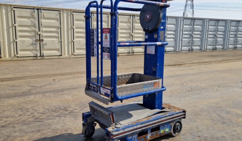 2015 Power Towers Ecolift Manlifts For Auction: Leeds – 23rd, 24th, 25th, 26th October @ 08:00am