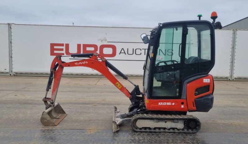 2017 Kubota KX016-4 Mini Excavators For Auction: Leeds – 23rd, 24th, 25th, 26th October @ 08:00am full