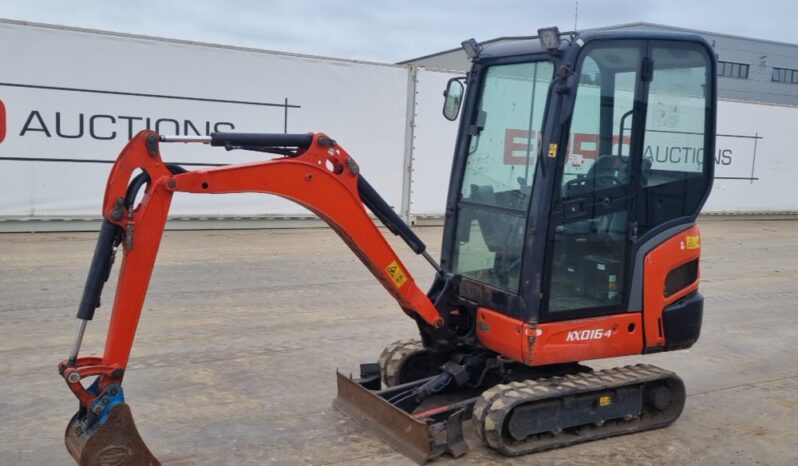 2018 Kubota KX016-4 Mini Excavators For Auction: Leeds – 23rd, 24th, 25th, 26th October @ 08:00am