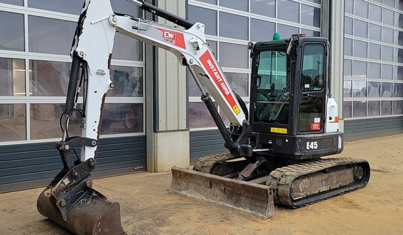 2019 Bobcat E45 Mini Excavators For Auction: Leeds – 23rd, 24th, 25th, 26th October @ 08:00am