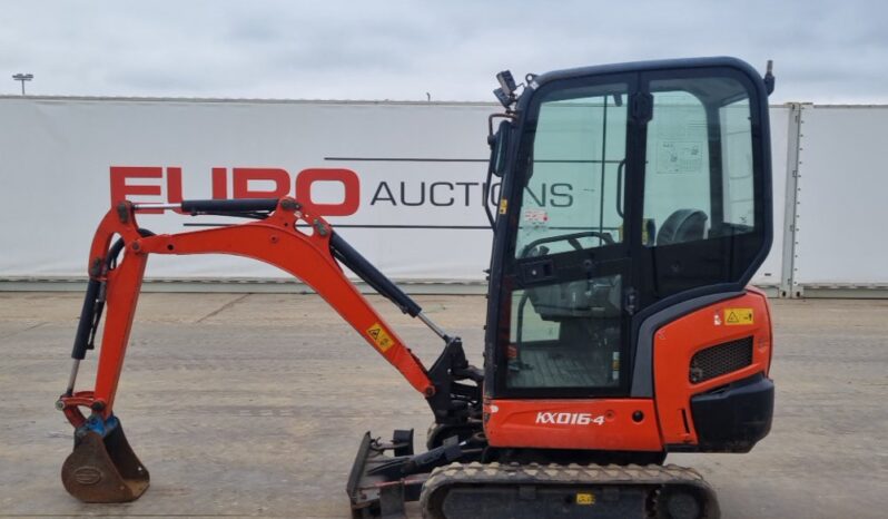 2018 Kubota KX016-4 Mini Excavators For Auction: Leeds – 23rd, 24th, 25th, 26th October @ 08:00am full