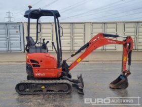 2017 Kubota U17-3A Mini Excavators For Auction: Leeds – 23rd, 24th, 25th, 26th October @ 08:00am full