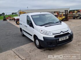 2015 Citroen Dispatch DeadRow For Auction: Dromore – 11th & 12th October 2024 @ 9:00am For Auction on 2024-10-11 full