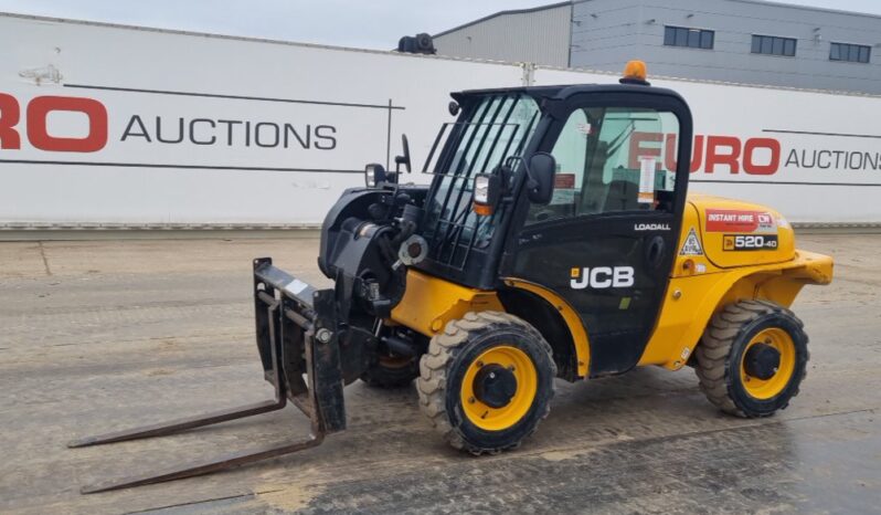 2019 JCB 520-40 Telehandlers For Auction: Leeds – 23rd, 24th, 25th, 26th October @ 08:00am