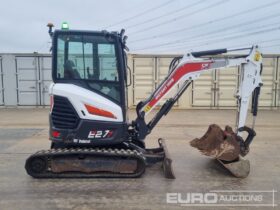 2020 Bobcat E27Z Mini Excavators For Auction: Leeds – 23rd, 24th, 25th, 26th October @ 08:00am full