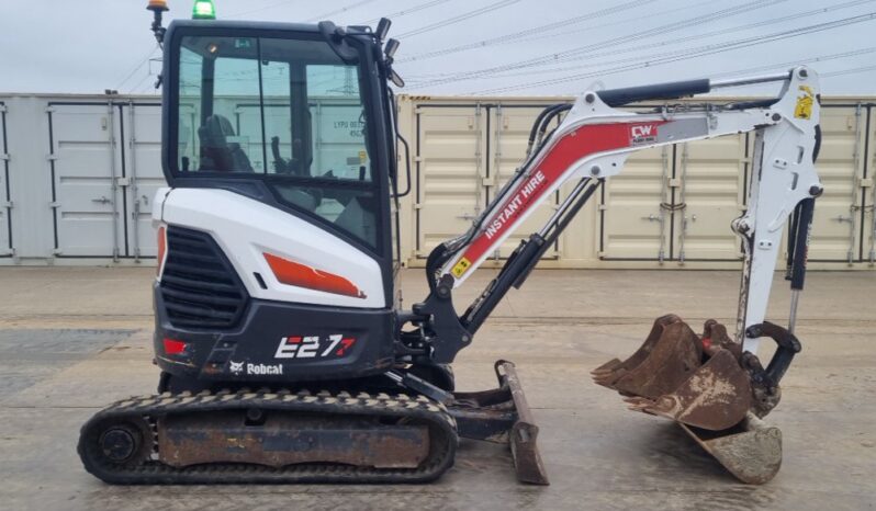 2020 Bobcat E27Z Mini Excavators For Auction: Leeds – 23rd, 24th, 25th, 26th October @ 08:00am full