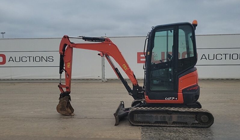 2018 Kubota U27-4 Mini Excavators For Auction: Leeds – 23rd, 24th, 25th, 26th October @ 08:00am full