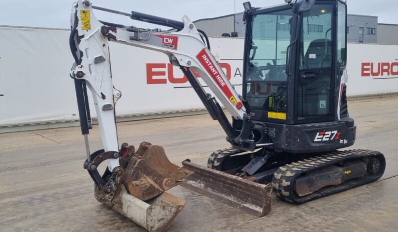 2020 Bobcat E27Z Mini Excavators For Auction: Leeds – 23rd, 24th, 25th, 26th October @ 08:00am