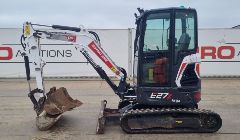 2020 Bobcat E27Z Mini Excavators For Auction: Leeds – 23rd, 24th, 25th, 26th October @ 08:00am full