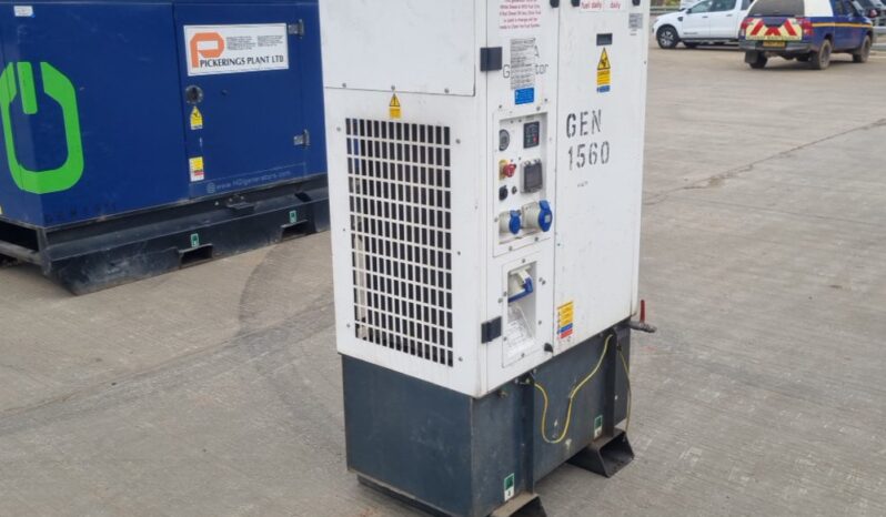 2015 HGI 9kVA Static Generator, Kubota Engine Generators For Auction: Leeds – 23rd, 24th, 25th, 26th October @ 08:00am full