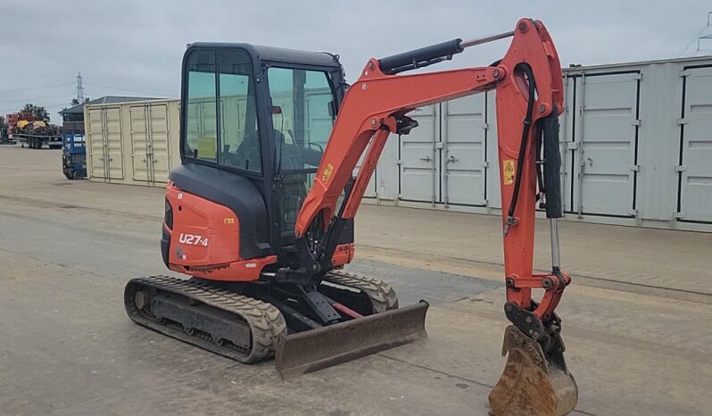 2018 Kubota U27-4 Mini Excavators For Auction: Leeds – 23rd, 24th, 25th, 26th October @ 08:00am full