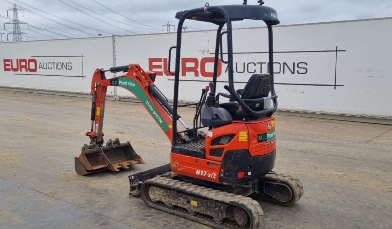 2020 Kubota U17-3 Mini Excavators For Auction: Leeds – 23rd, 24th, 25th, 26th October @ 08:00am full