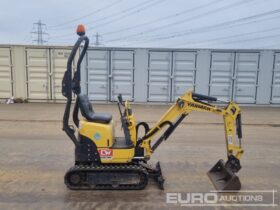 2019 Yanmar SV08-1A(S) Mini Excavators For Auction: Leeds – 23rd, 24th, 25th, 26th October @ 08:00am full