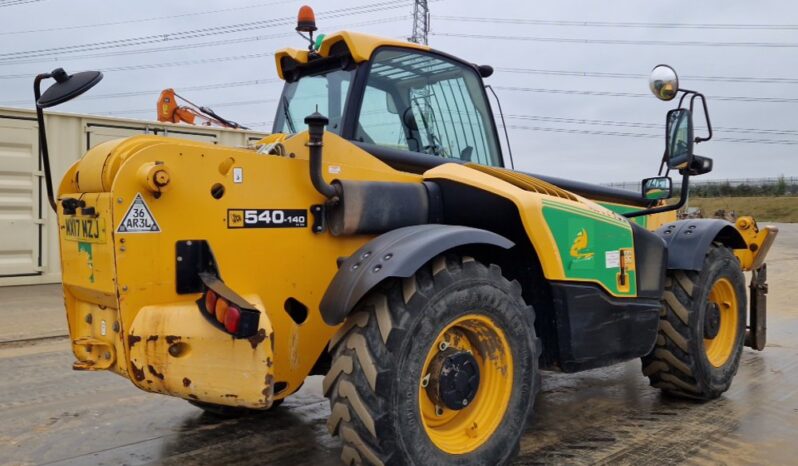 2017 JCB 540-140 Hi Viz Telehandlers For Auction: Leeds – 23rd, 24th, 25th, 26th October @ 08:00am full