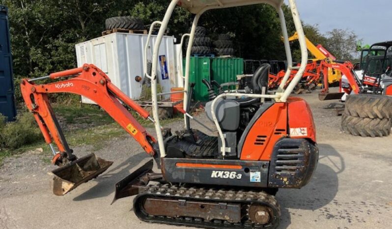 2007 Kubota KX36 Excavator 1Ton  to 3.5 Ton for Sale full