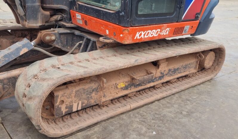 2018 Kubota KX080-4A 6 Ton+ Excavators For Auction: Leeds – 23rd, 24th, 25th, 26th October @ 08:00am full