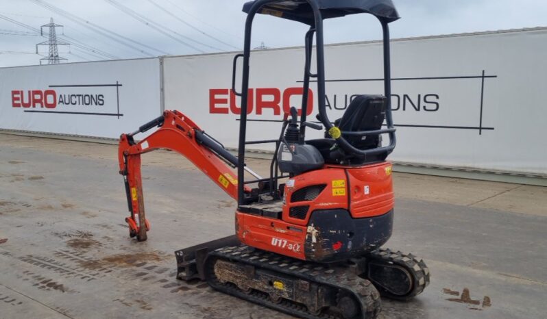 2019 Kubota U17-3A Mini Excavators For Auction: Leeds – 23rd, 24th, 25th, 26th October @ 08:00am full