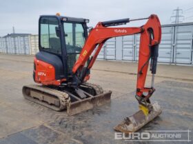 2015 Kubota U27-4 Mini Excavators For Auction: Leeds – 23rd, 24th, 25th, 26th October @ 08:00am full