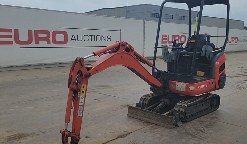 2016 Kubota KX016-4 Mini Excavators For Auction: Leeds – 23rd, 24th, 25th, 26th October @ 08:00am