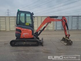 2016 Kubota U27-4 Mini Excavators For Auction: Leeds – 23rd, 24th, 25th, 26th October @ 08:00am full