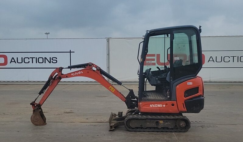 2016 Kubota KX016-4 Mini Excavators For Auction: Leeds – 23rd, 24th, 25th, 26th October @ 08:00am full