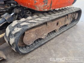 2016 Kubota U17-3A Mini Excavators For Auction: Leeds – 23rd, 24th, 25th, 26th October @ 08:00am full