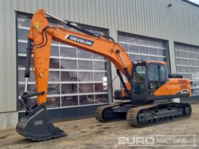 Unused 2024 Develon DX225LC-7M 20 Ton+ Excavators For Auction: Leeds – 23rd, 24th, 25th, 26th October @ 08:00am