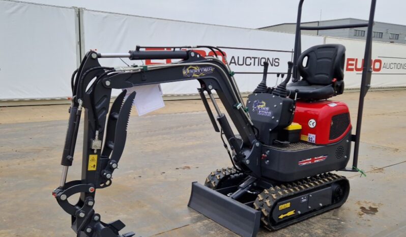 Unused 2024 Kingkong K12 Mini Excavators For Auction: Leeds – 23rd, 24th, 25th, 26th October @ 08:00am