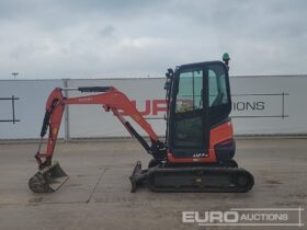 2016 Kubota U27-4 Mini Excavators For Auction: Leeds – 23rd, 24th, 25th, 26th October @ 08:00am full