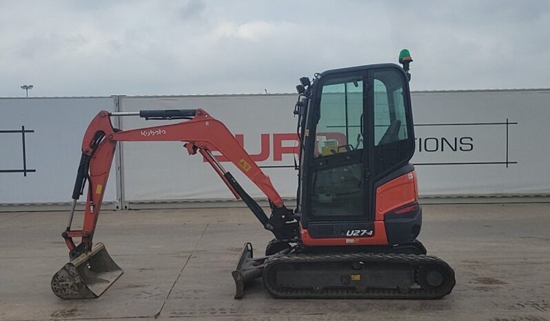 2016 Kubota U27-4 Mini Excavators For Auction: Leeds – 23rd, 24th, 25th, 26th October @ 08:00am full