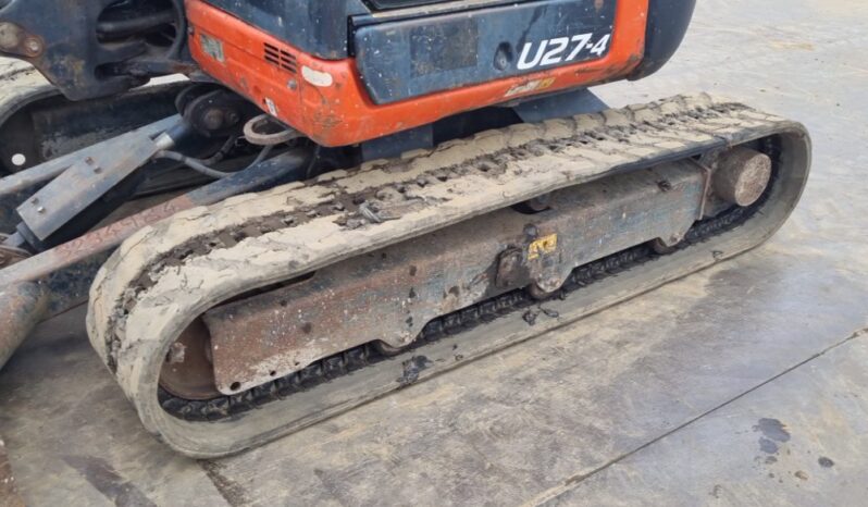 2015 Kubota U27-4 Mini Excavators For Auction: Leeds – 23rd, 24th, 25th, 26th October @ 08:00am full