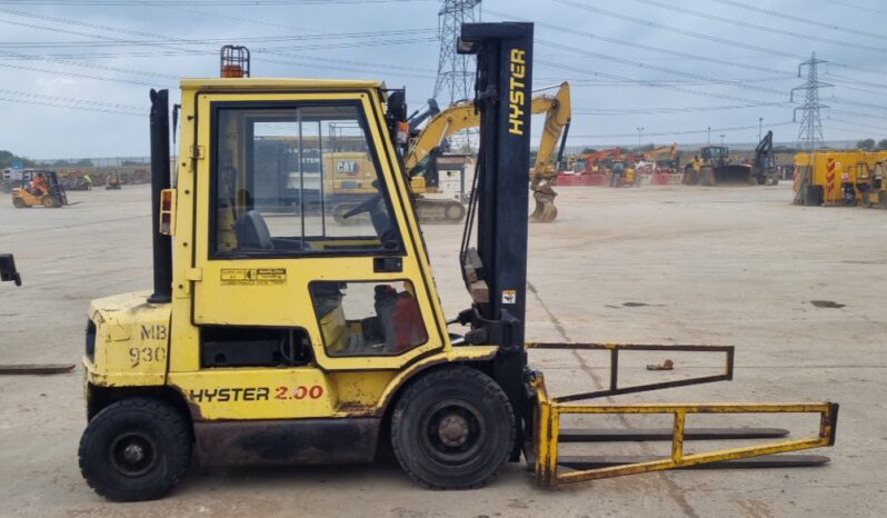 Hyster H2.00XM Forklifts For Auction: Leeds – 23rd, 24th, 25th, 26th October @ 08:00am full